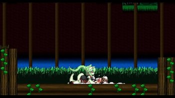 Секс в темном ночном лесу